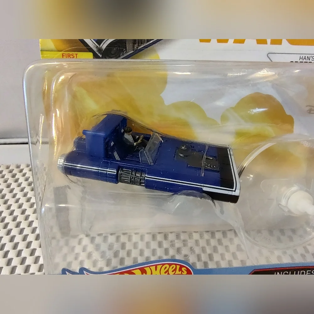 Hot Wheels Starships Han's Speeder Star Wars Die-Cast NWT Disney